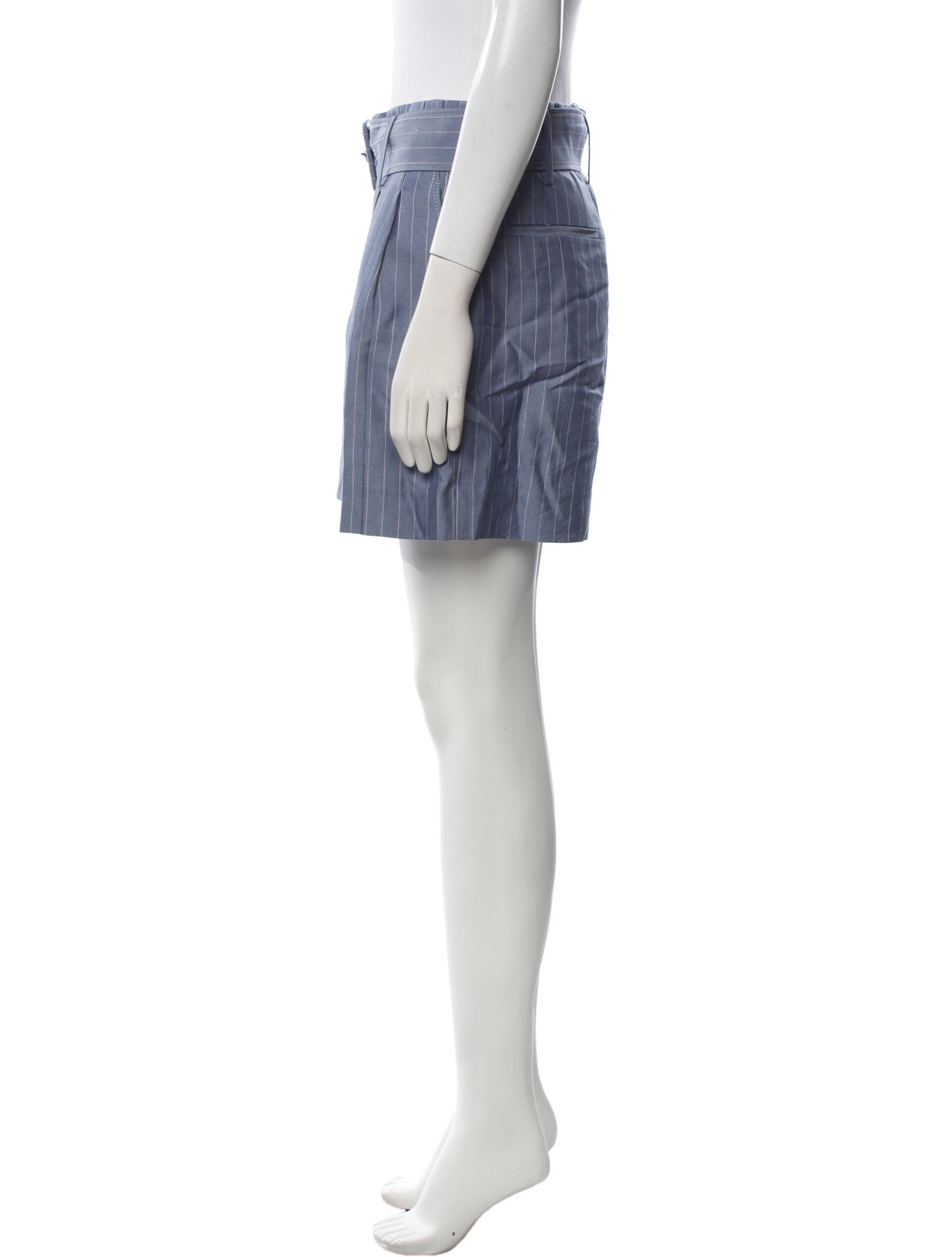 Sandro Striped Knee-Length Shorts